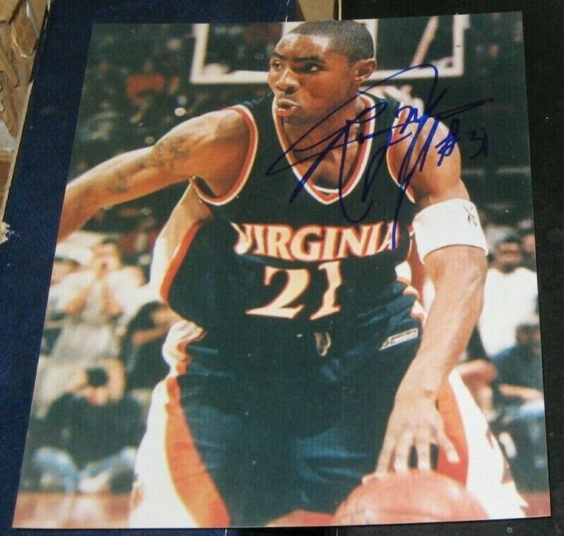 Roger Mason Jr Virginia Cavaliers SIGNED AUTOGRAPHED 8x10 Photo Poster painting COA Basketball