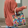 DIY Butterfly Diamond Painting Shopping Bag Diamond Tote Handbag