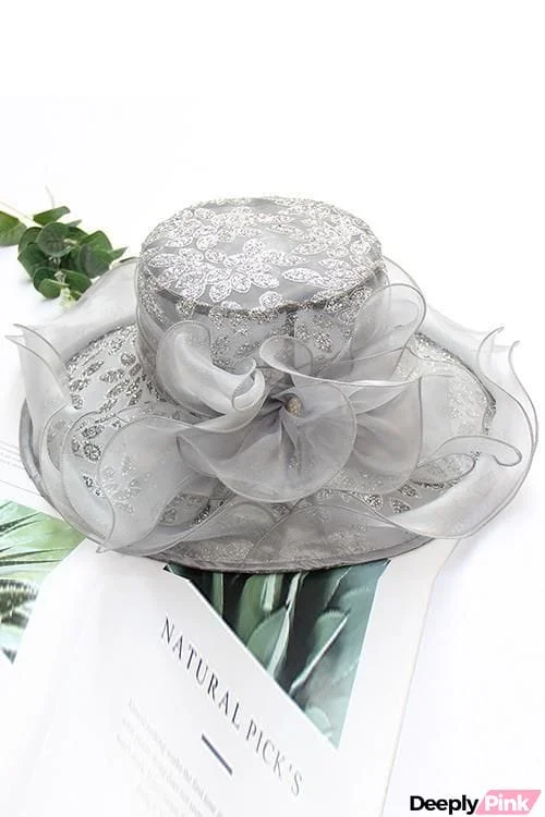 Sparkling Flower Hat