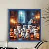 (Multi-Style) Halloween Witch Ghost-11CT Stamped Cross Stitch 45*45/50*50cm