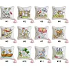 14CT Needle Insert Bag 2 Strands Printed Knitting Threads Pin Pouch with Tassel