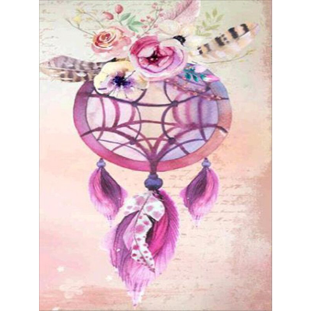 

Flower Dreamcatcher - Round Drill Diamond Painting - 30*40CM, 501 Original