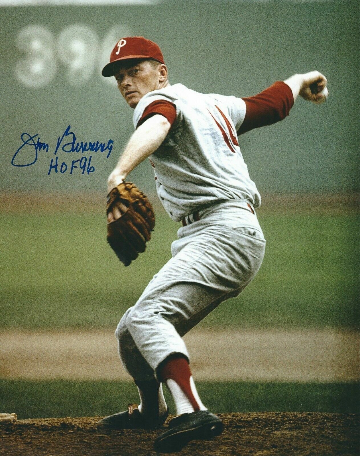 Jim Bunning Autographed Signed 8x10 Photo Poster painting ( HOF Phillies ) REPRINT