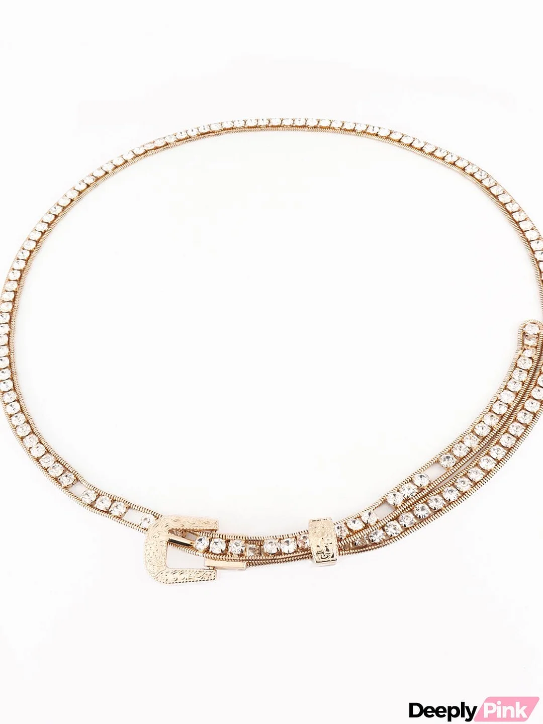 Rhinestone Metal Belt