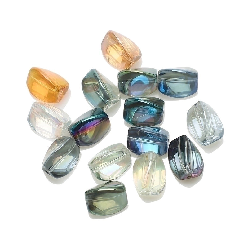 20 PCS/Package 10 * 12mm Glass Irregular Beads