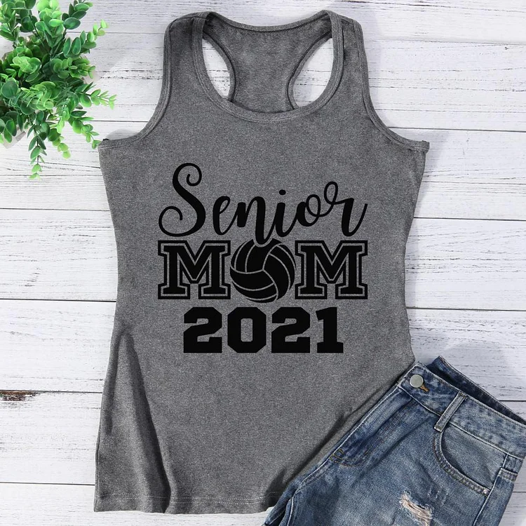 Volleyball Senior Mom 2021 Vest Top-Annaletters