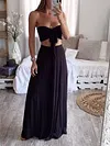Lace-Up Strapless Wide Leg Suits