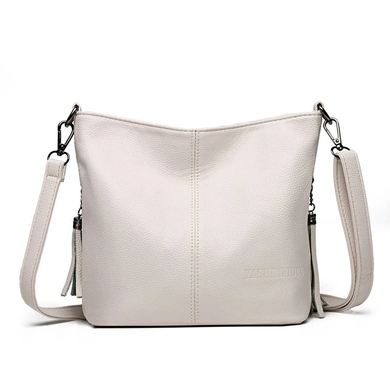 Hand Crossbody Bags for Women 2021 New Luxury Designer Handbag Leather Tassel Shoulder Bags Purses And Handbags Tote Bag Bolsa