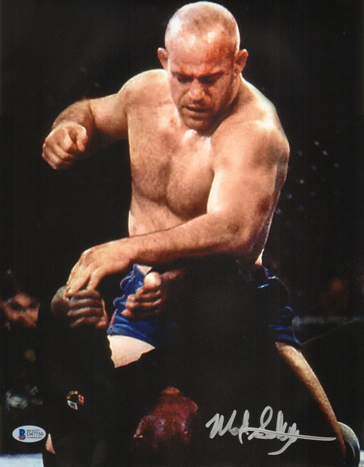 Mark Schultz Signed 11x14 Photo Poster painting BAS COA UFC 9 Foxcatcher USA Wrestling Autograph