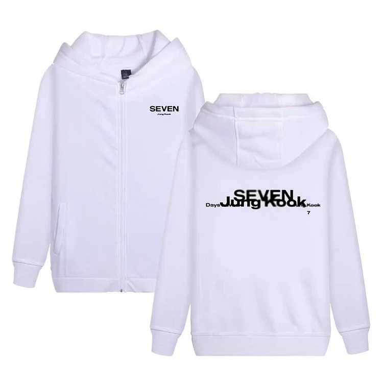 Jungkook hotsell white hoodie