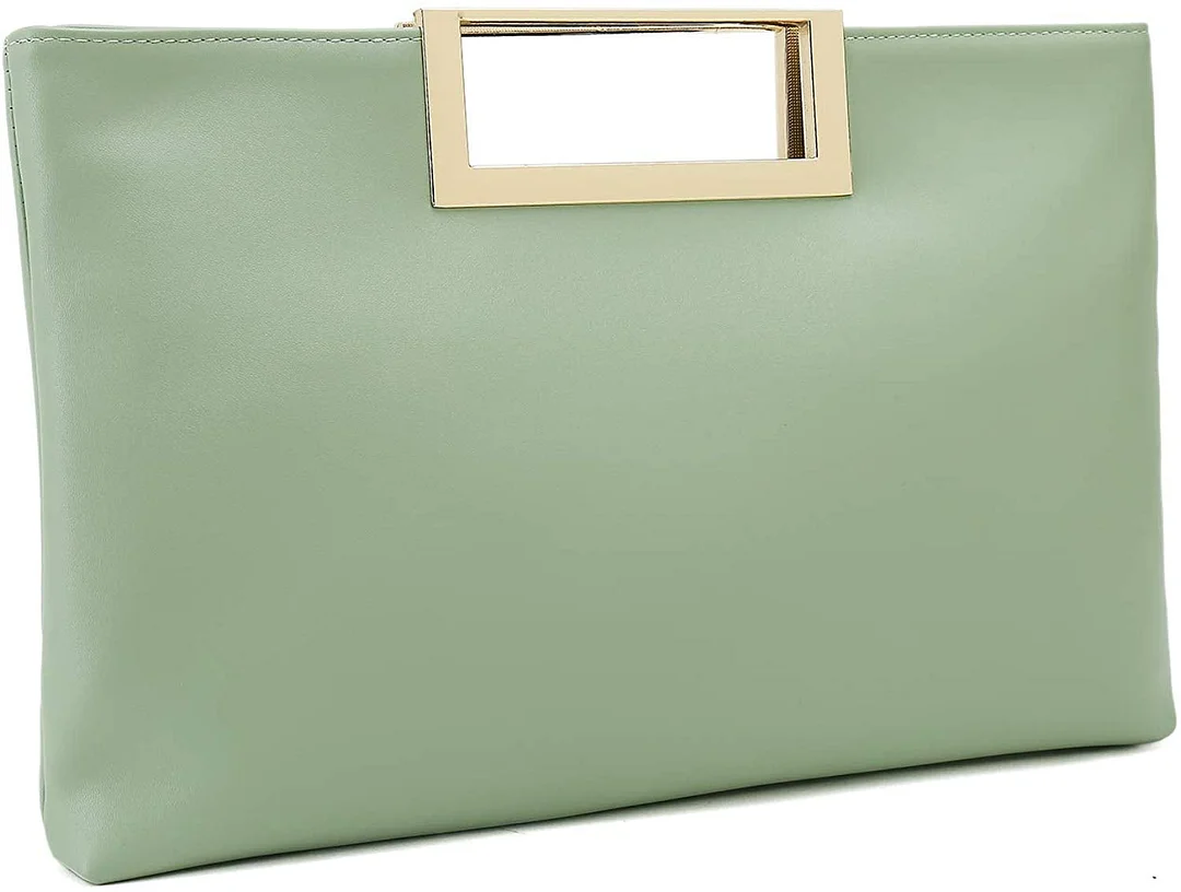 women's Fashion PU Leather Handbag Stylish Convertible Clutch Purse