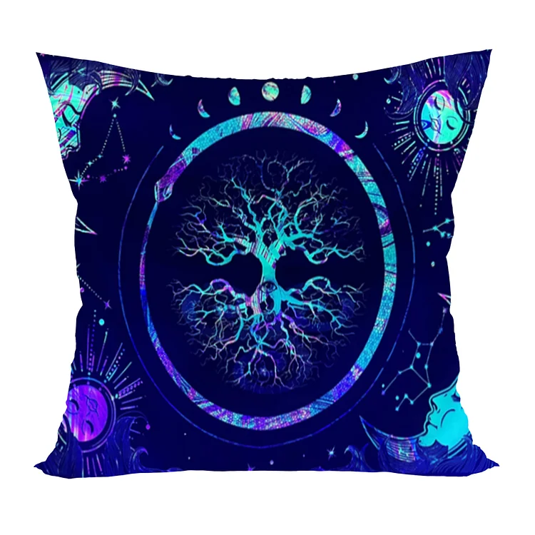 Tree of life - Fluorescent Pillowcase 45*45cm
