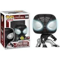 Funko Pop Marvel Spider Man #399 Negative Suit Glow in the Dark Vinyl Figure