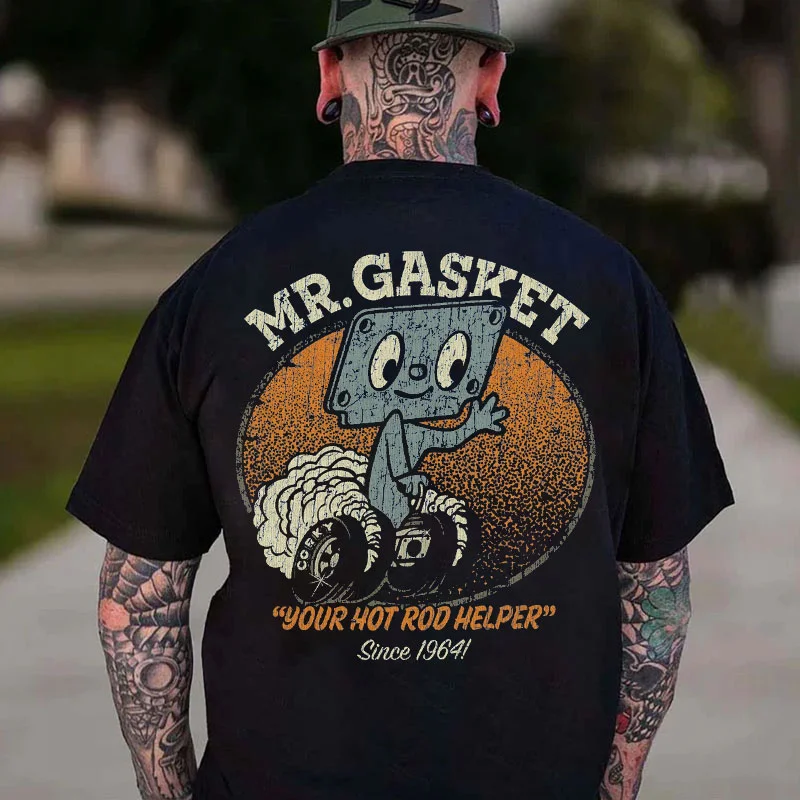 MR.GASKET YOUR HOT ROD HELPER Print Men's T-shirt