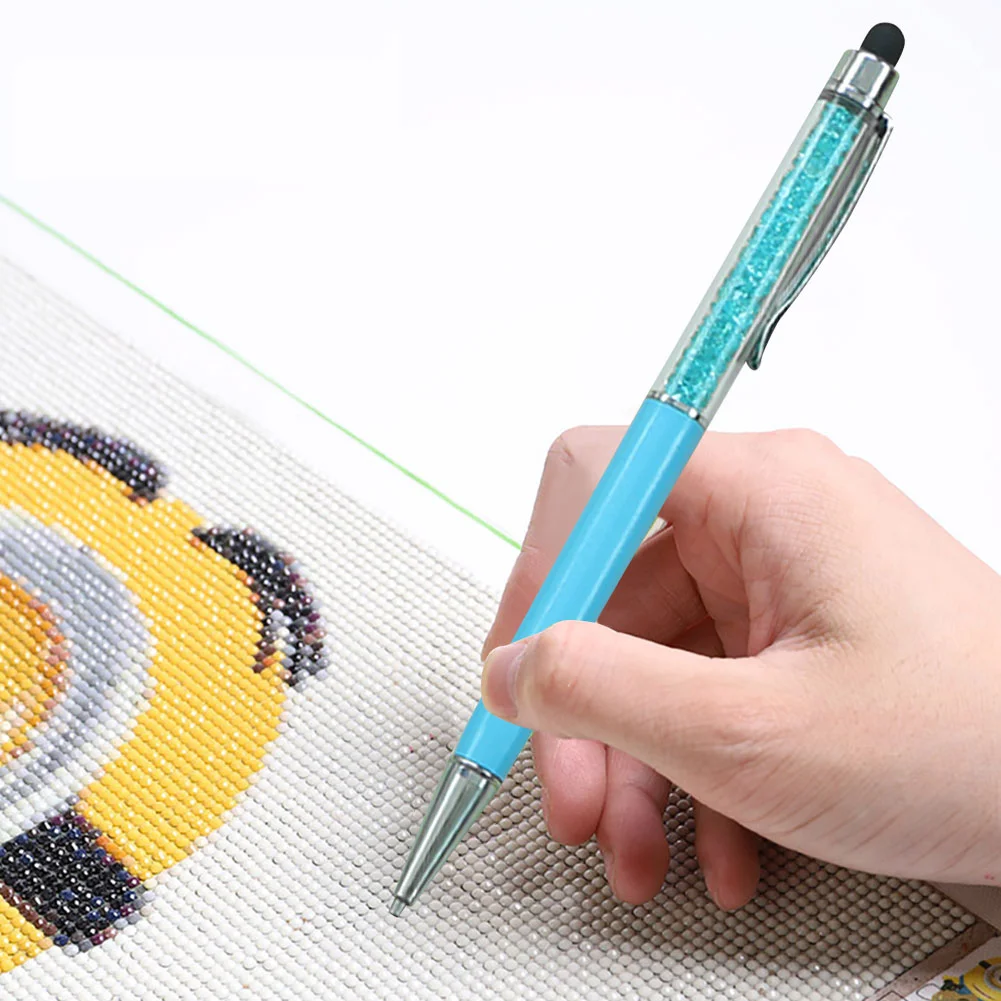 Diamond Drawing Point Drill Pen Square Round Dual-purpose Capacitor Stick Decor