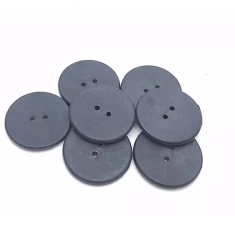 Reusable waterproof NTAG424 DNA RFID Small button Circle PPS NFC washable laundry tag
