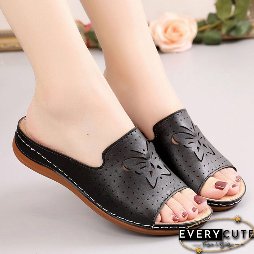 New Shoes Sandals Women Outdoor Walking Shoes Retro Ladies Shoes Slip On Women Shoe Slipper Female Zapatillas Muje Footwear