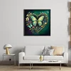 Heart-Shaped-11CT Stamped Cross Stitch 55*55cm