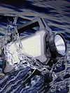 Solar Camping Lantern Long Range Portable Lantern Lamp Waterproof (Black)