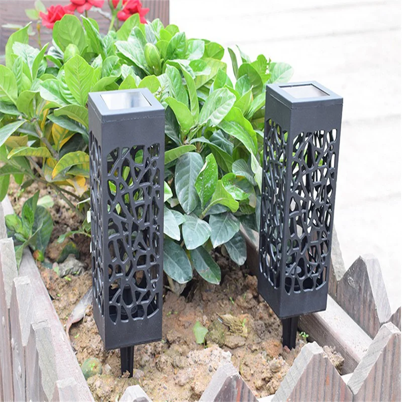 Solar Powered LED Garden Lights, Waterproof Solar Pathway Lights  Outdoor Garden decor For Yard