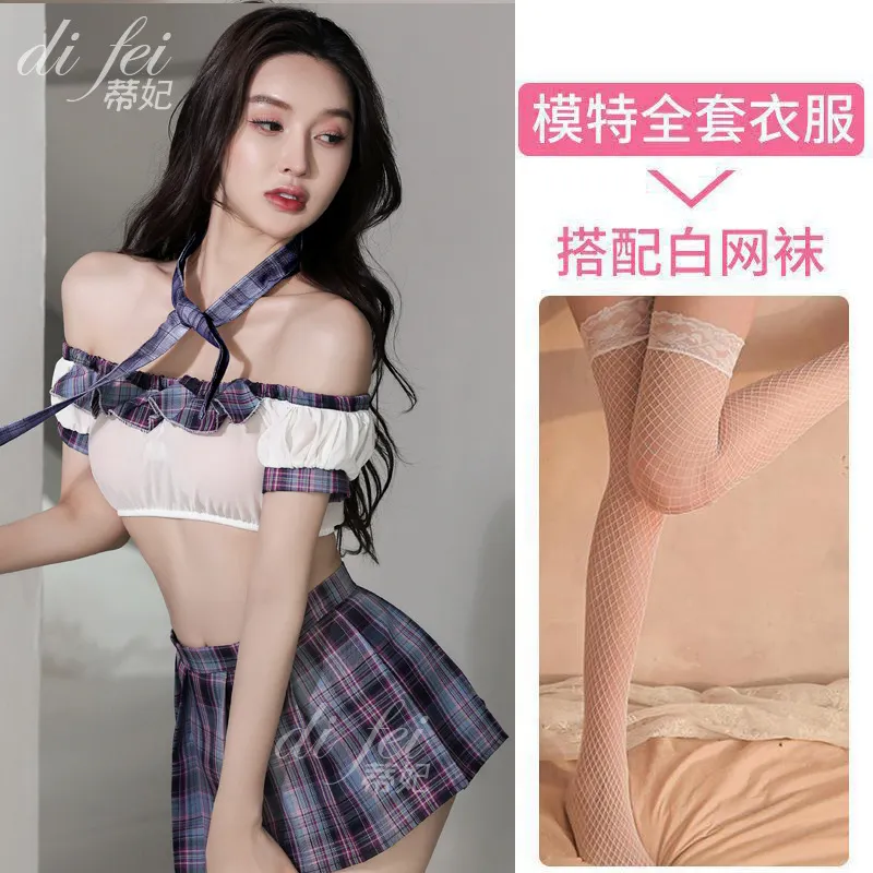 Churchf Night Swearing Underwear Pajamas Free From Female Students Wearing JK Uniform Sailors Seduced Hot Characters To Dress Up Pure Desire