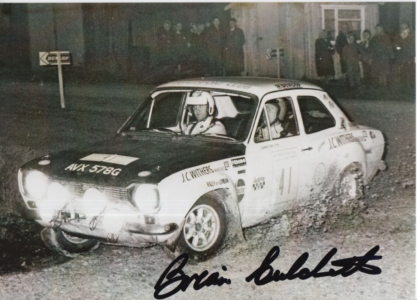 Brian Culcheth Hand Signed 7x5 Photo Poster painting Rally 1.