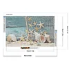 (60*40cm)Starfish - Full Round Drill Diamond Painting