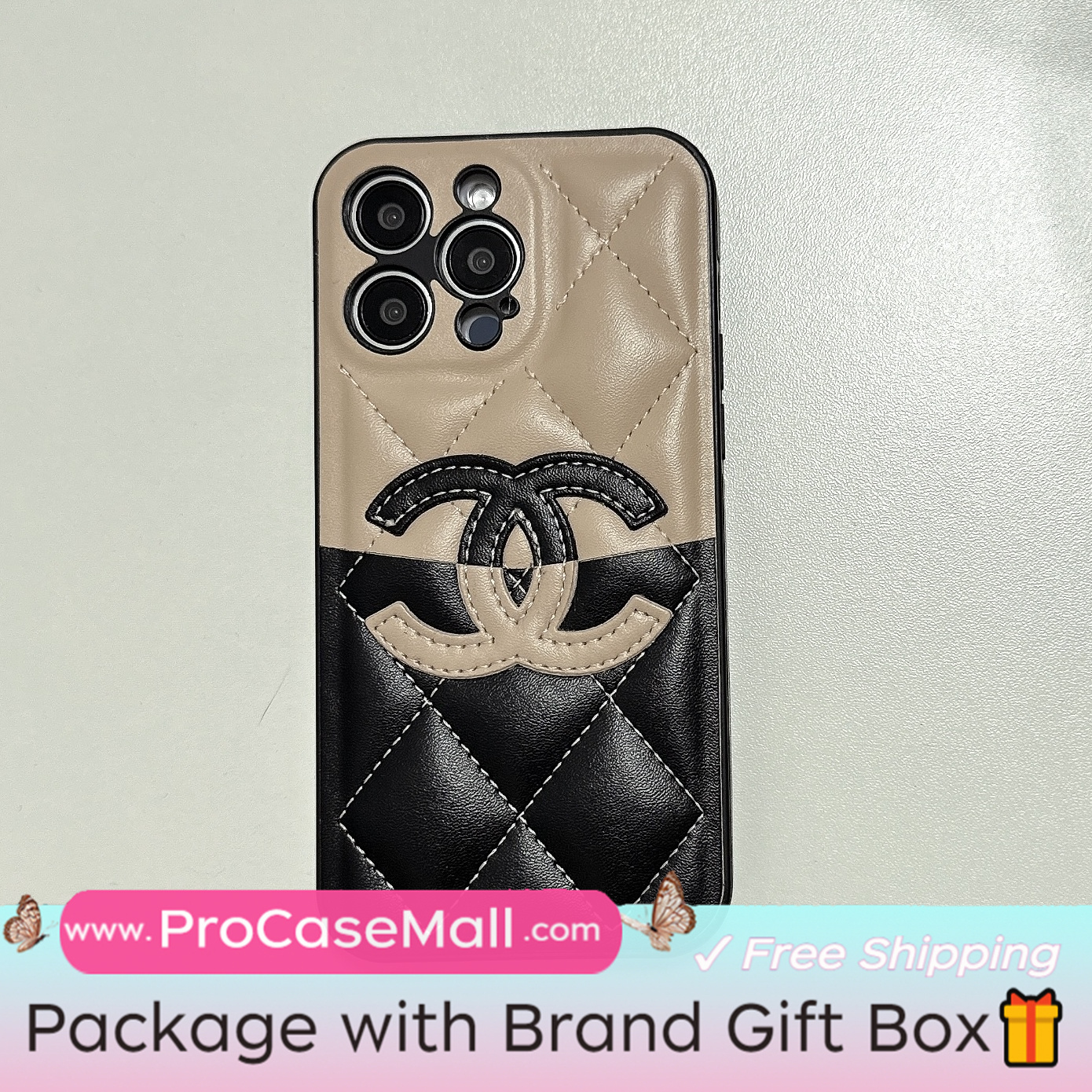 Premium Chanel Leather Apple iPhone Fashion Case