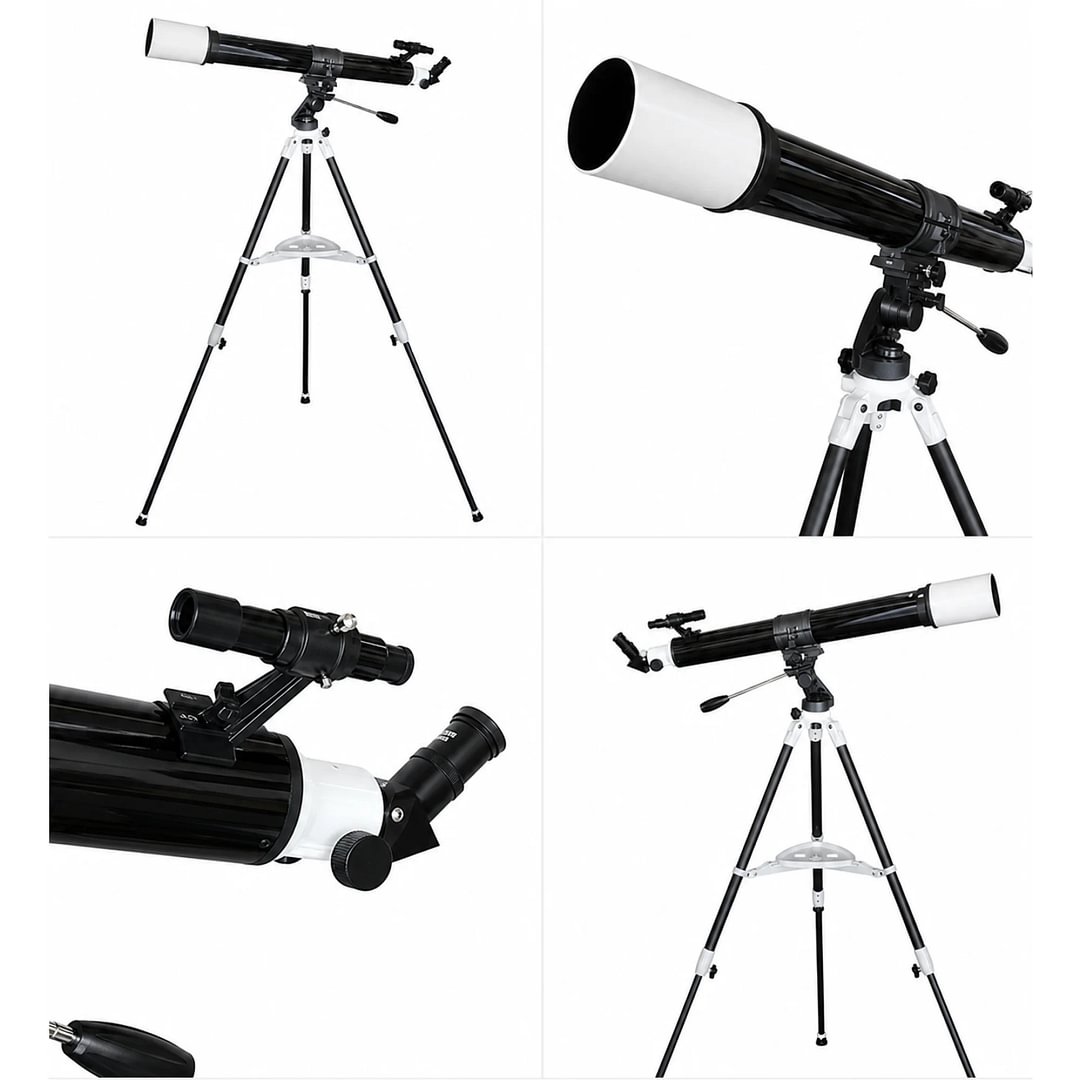 BEBANG 80/900mm Refractor Telescope, AZ Mount & Aluminum Tripod, Astronomical Telescope for Adults Kids