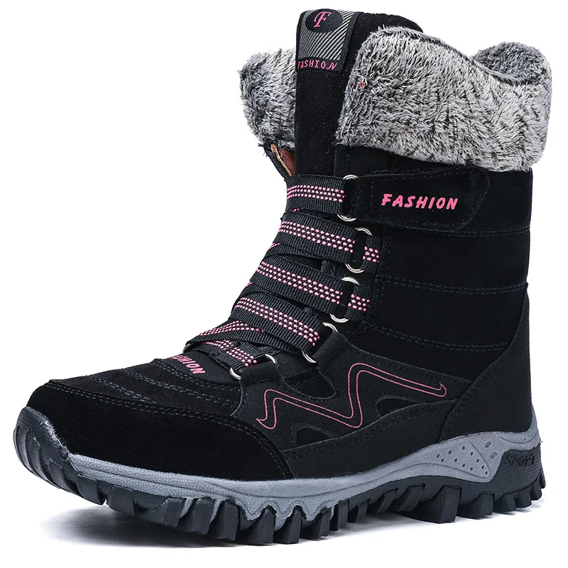 Letclo™ Women Non-Slip Platform Snow Boots letclo Letclo