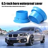 2pcs 6.5in Waterproof Car Speaker Covers Soft Silicone Foldable Horn Spacer