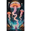 (40*70cm)Jellyfish - Round AB Drill Diamond Painting
