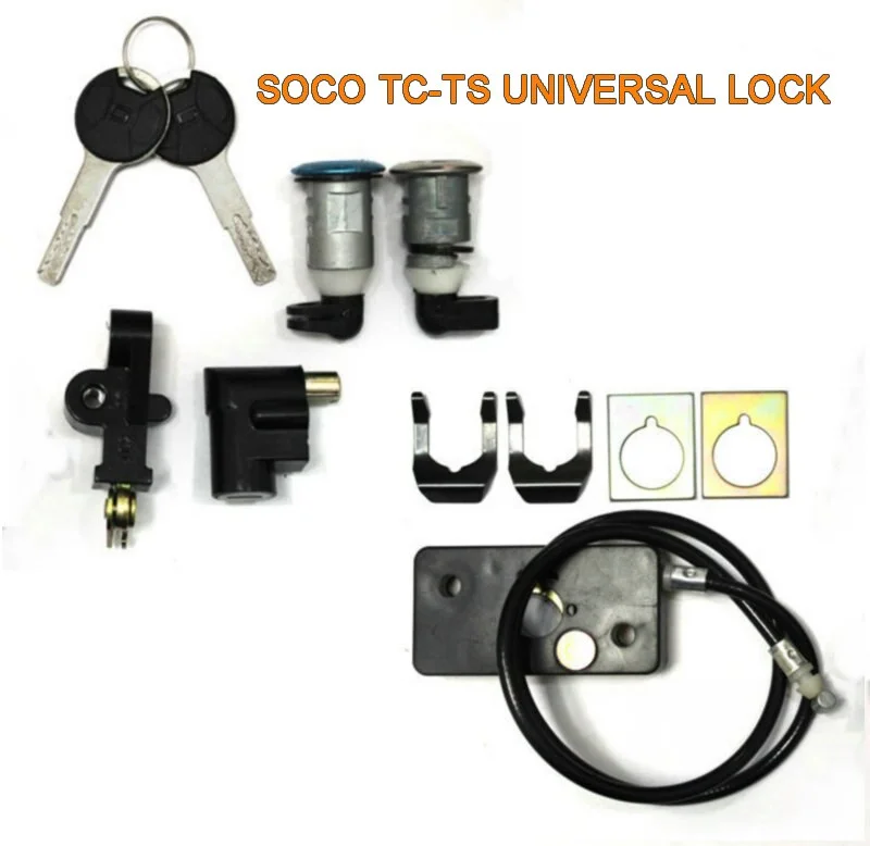 Suitable for Super SOCO ScooterTC TS Original Accessories A Complete Set of Locks, Special Switches Faucets and Cushion Locks