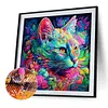 uk.everydayedeals (Limited Stock)Diamond Painting - Round AB Drills - Cat(45*45cm)