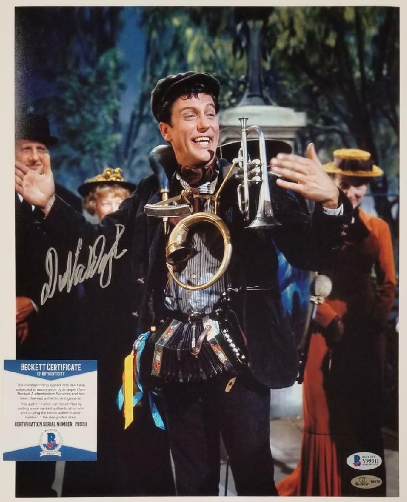 Dick Van Dyke autograph signed Mary Poppins 11x14 Photo Poster painting #2 Autograph ~ BAS COA