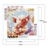 Diamond Painting-DIY Full Round Drill Cute Pig
