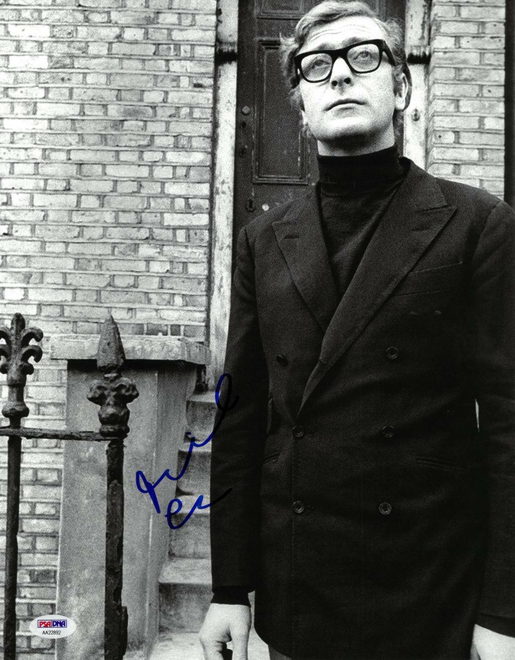 Michael Caine Signed Authentic Autographed 11x14 B/W Photo Poster painting PSA/DNA #AA22892