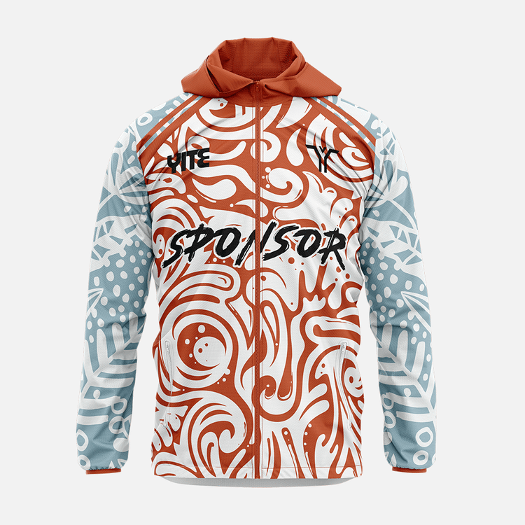 YITE |LF24-020- Orange And Blue Windbreaker Jacket