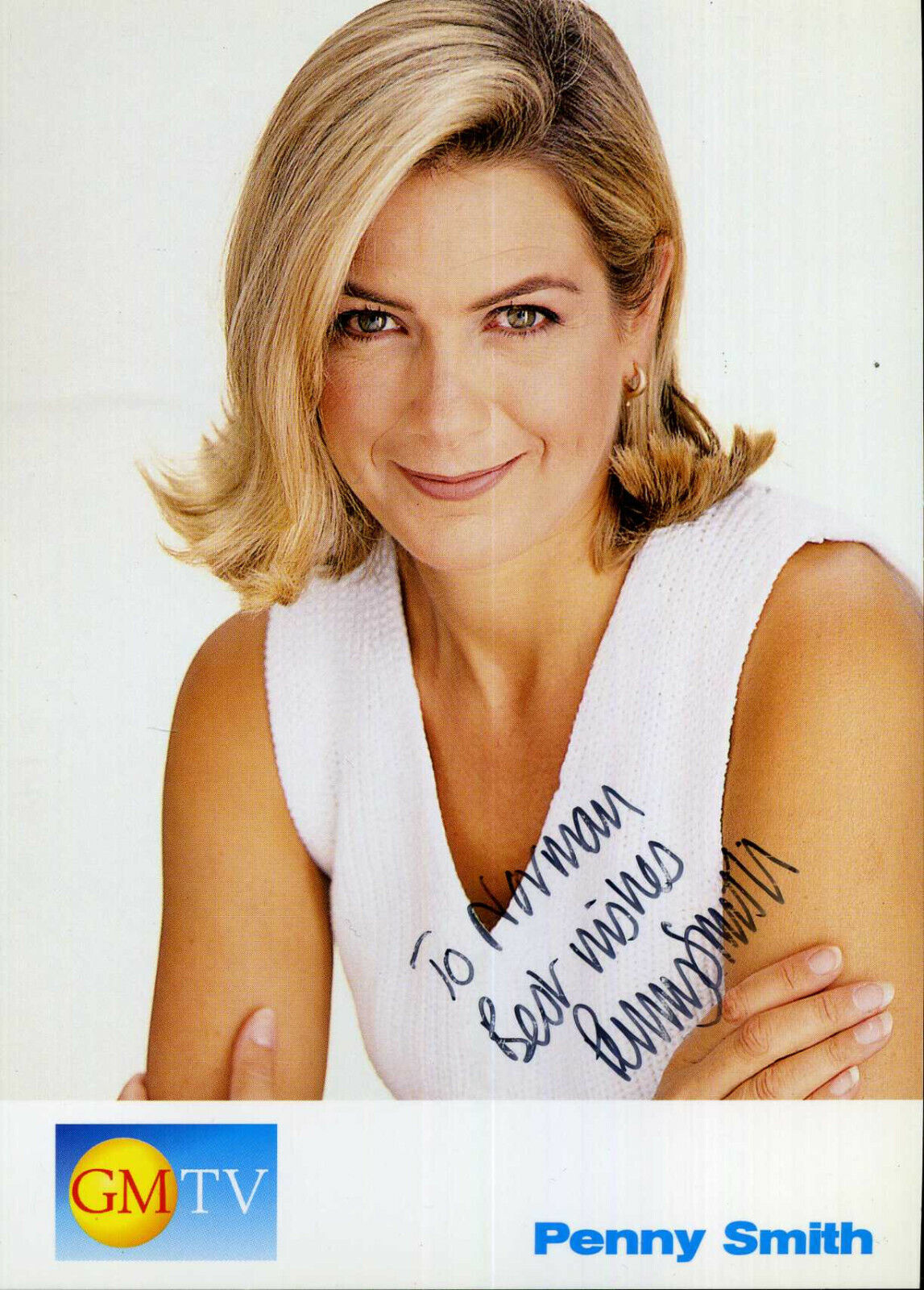 PENNY SMITH Signed Photo Poster paintinggraph - TV Presenter / Show Host - preprint