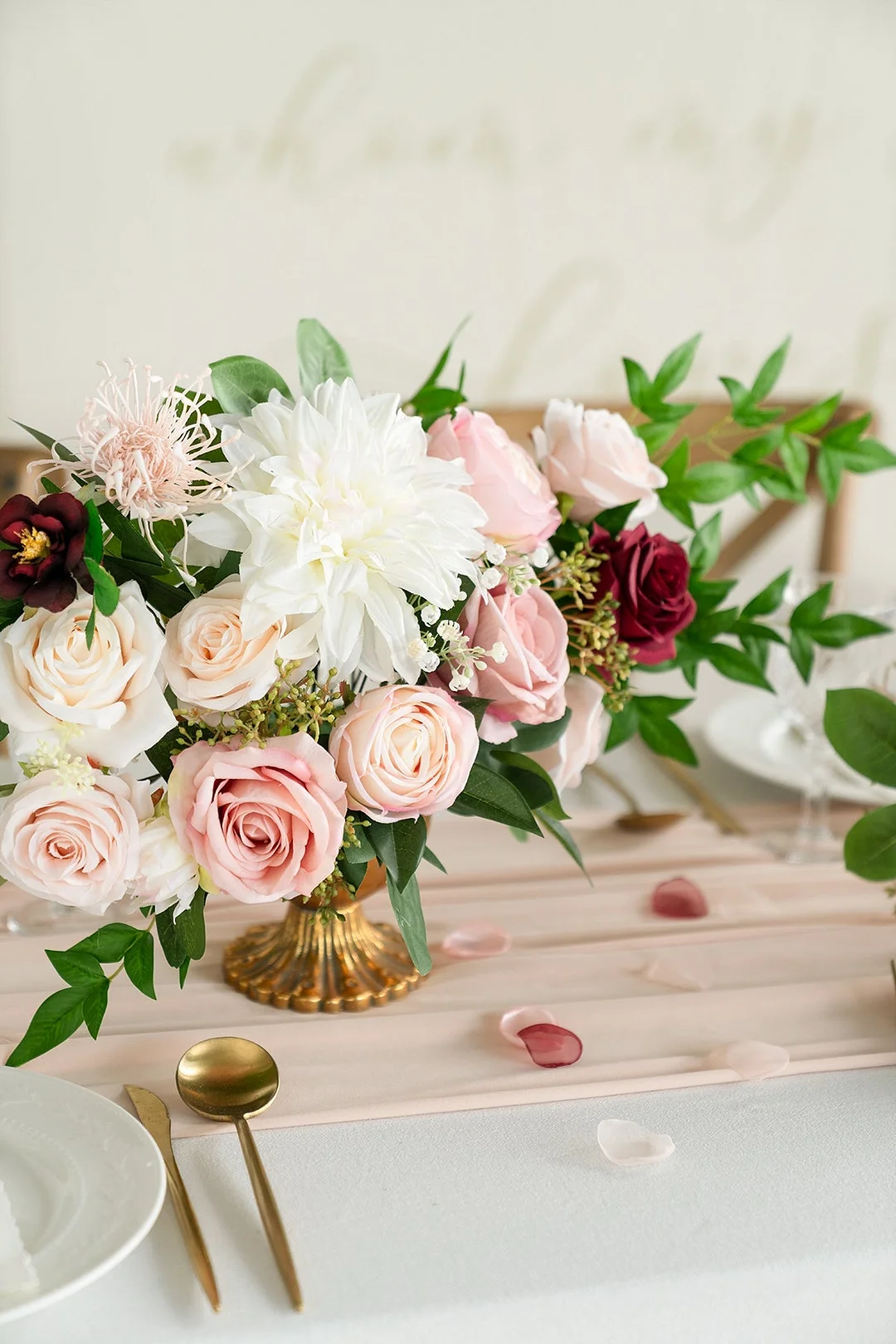 Silk Dahlia Designer Flower Boxes