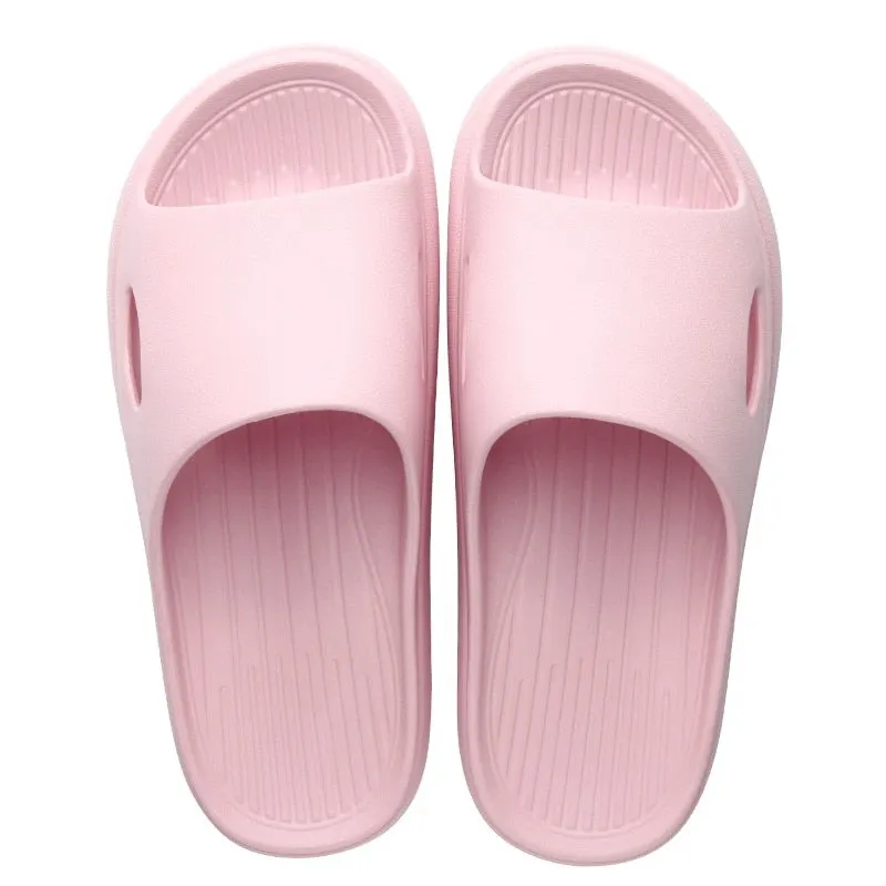 Summer Women Flat Home Slippers2021 Hotel Bathroom Eva Non-slip Shoes Men Flip Flops Sandals For Women Couple Shower Sandales