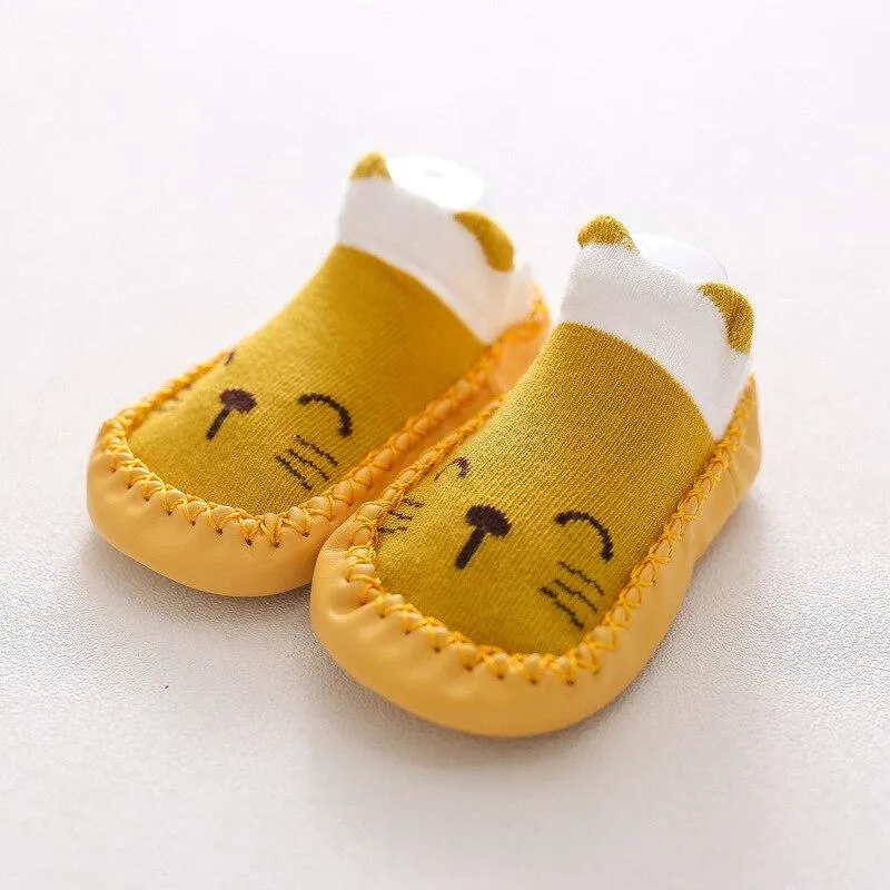 Infant Baby Socks With Rubber Soles Newborn Baby Girls Boys Shoes Autumn Baby Floor Socks Anti Slip Soft Sole Sock