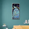 5D DIY Diamond Peacock Full Round Drill Mosaic Wall Picture of Rhinestone