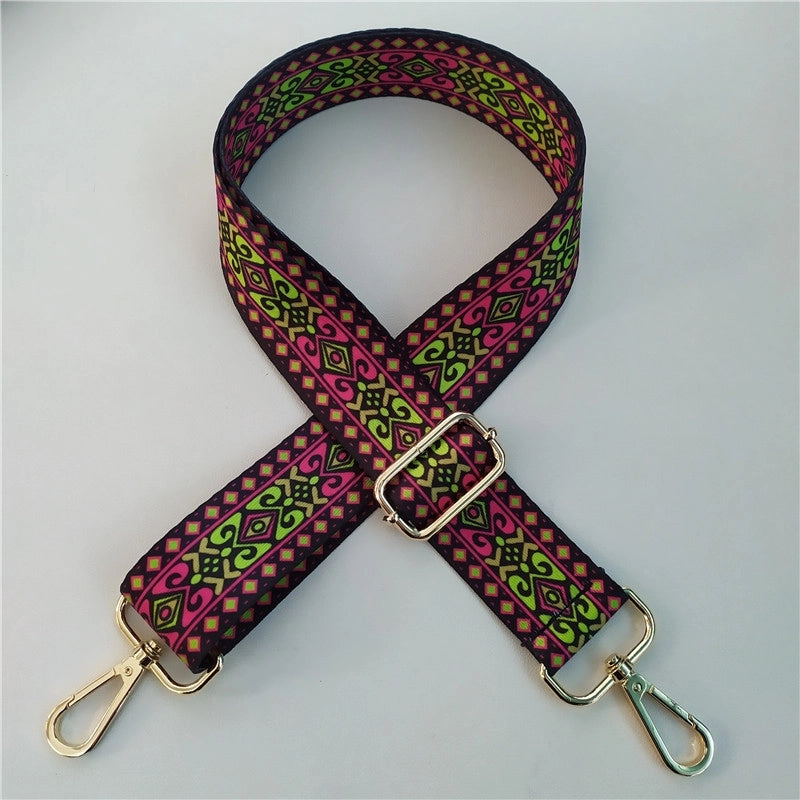 New Colorful Wide Shoulder Straps Purse Accessories Strap Adjustable Shoulder Messenger Bag Long Strap Replacement Burden Reduction Bag Strap