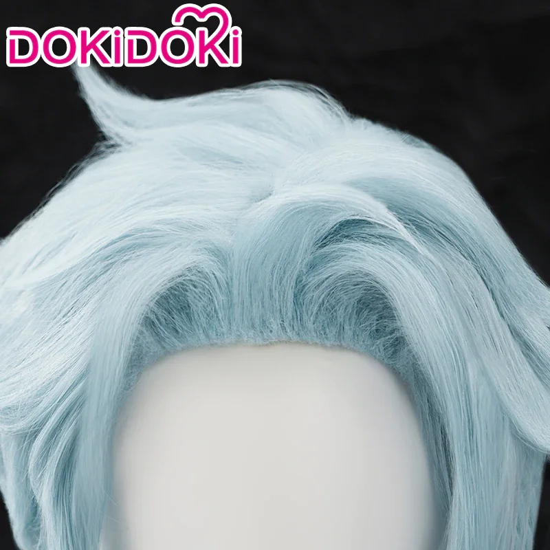 DokiDoki Game Genshin Impact Fatui Cosplay Wig Cosplay Il Dottore Genshin Impact Fatui Cosplay Wig Cosplay Il Dottore Wig