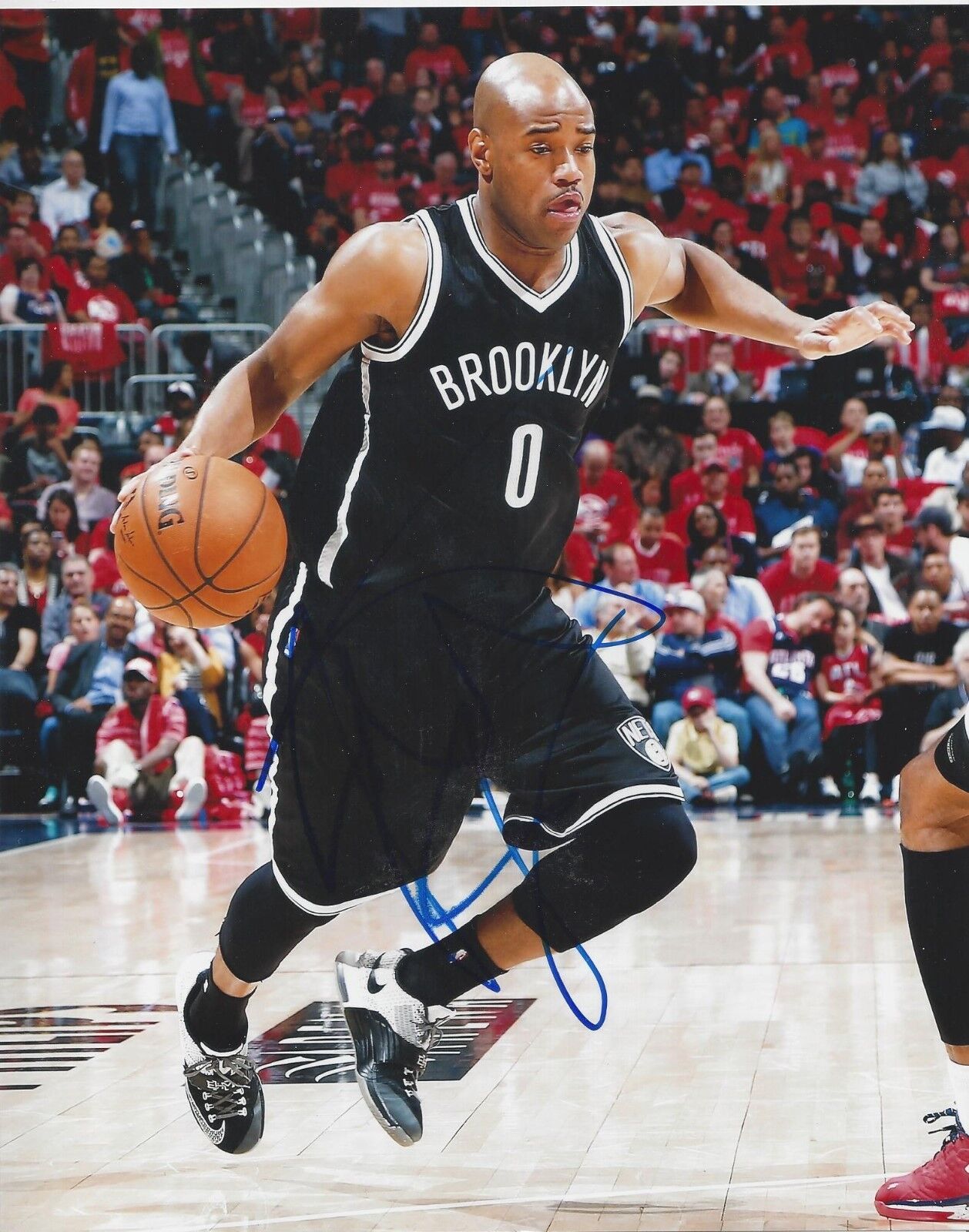 Jarrett Jack autographed 8x10 Brooklyn NetsB106