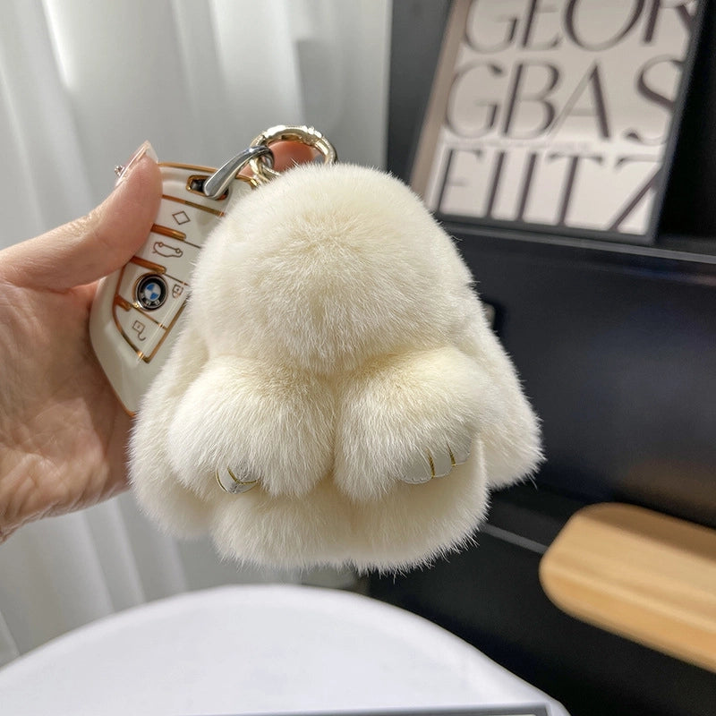 Cute Rabbit Plush Keychain