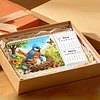 Bird Diamond Art Monthly Flip Tabletop Calendar January 2027 - December 2028 Small Desktop Calendar Planner 24 Months for Living Room Bedroom Office Desk Gift Giving