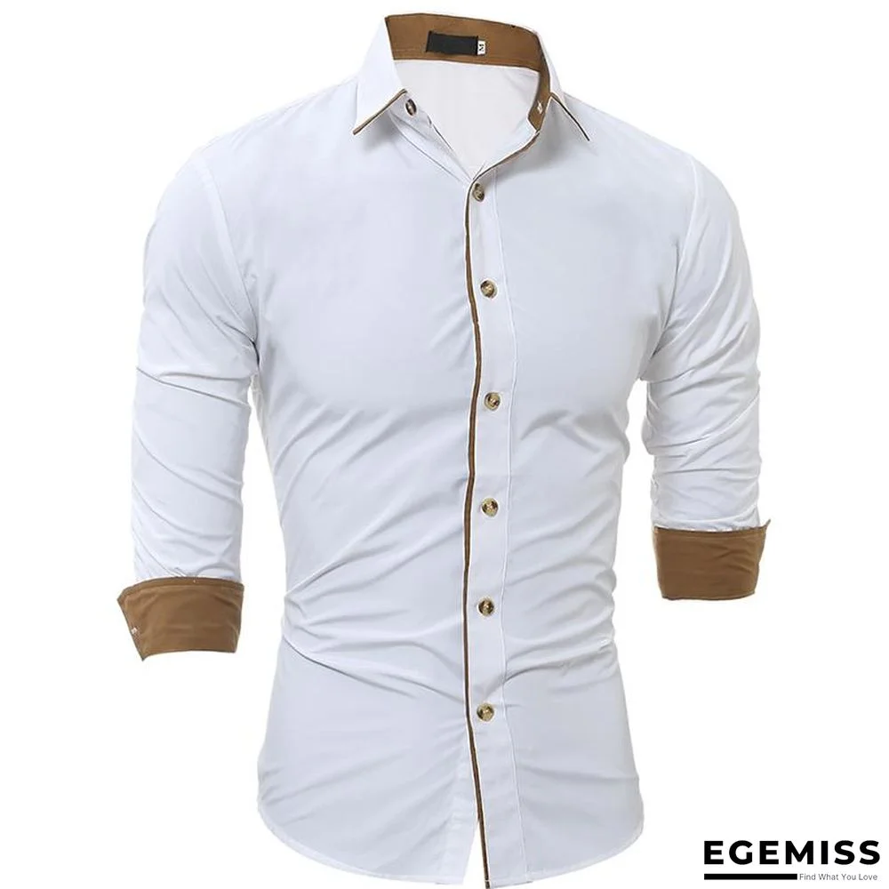 Fashion Plus Size Men's Casual Long Sleeve Shirt | EGEMISS