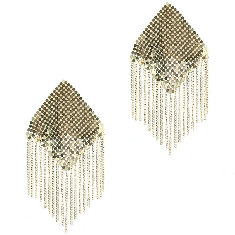 pornhint Pornhint Chain Mail Nipple Pasties